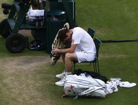 Andy Murray rất thất vọng với thất bại trong trận chung kết Wimbledon 2012
