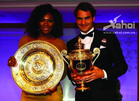 Serena Williams và Roger Federer lại thống trị Wimbledon