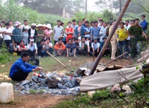 Hiện trường vụ điện giật làm một thợ điện tử vong (Ảnh minh họa)