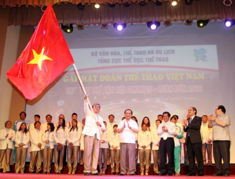 Đoàn TTVN quyết tâm đoạt thành tích cao tại Olympics 2012