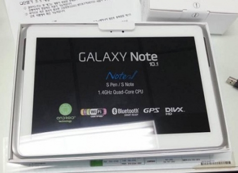 Hình ảnh mới của Samsung Galaxy Note 10.1