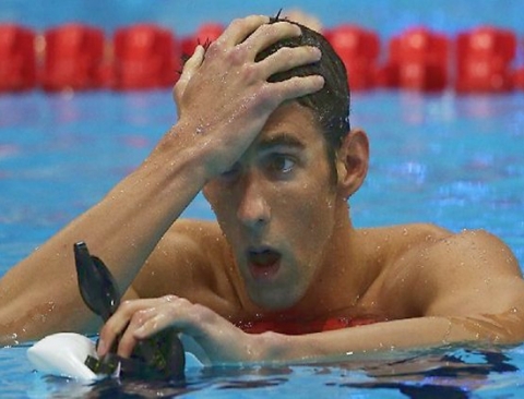 Michael Phelps thất thần khi không thể lọt vào top 3