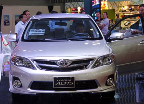 Toyota Altis TRD từng lộ diện tại triển lãm Vietnam Motorsho 2011. 