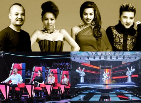 BTC The Voice phiên bản Việt đã đầu tư kỹ lưỡng từ chiếc ghế nóng cho đến ban giám khảo.