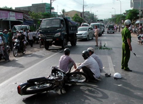 Hiện trường vụ tai nạn