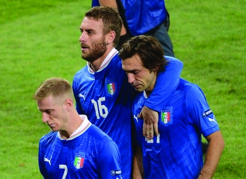Nỗi buồn của các cầu thủ Italia