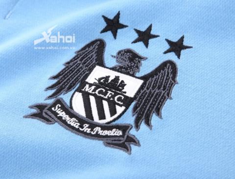 Logo trên áo đấu mới của Man City
