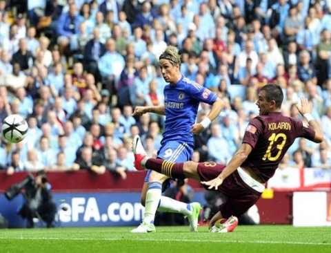 Torres mở tỷ số cho Chelsea