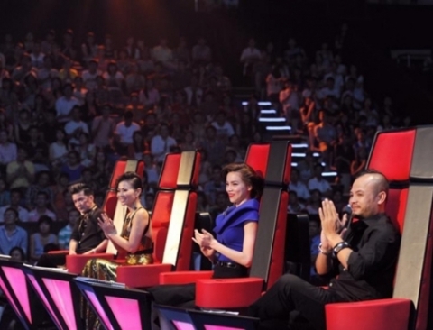 Ban giám khảo quyền lực của The Voice 2012 - Giọng hát Việt (Ảnh: Yume)