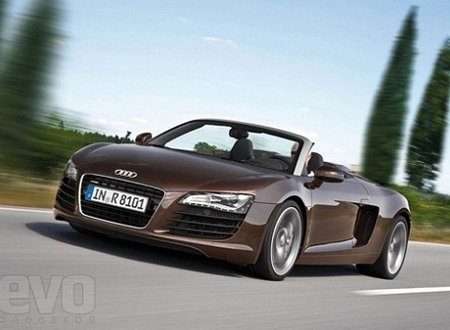 Audi R8 Spyder có thể là siêu xe duy nhất tại triển lãm