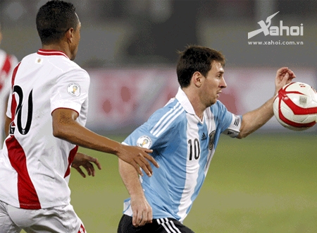 Argentina của Messi đã không thể vượt qua Peru