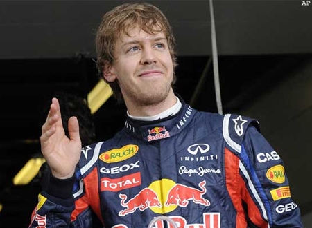 Vettel và niềm vui chiến thắng