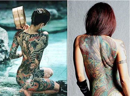 Yakuza Nhật Bản sở hữu những hình xăm quái đản.