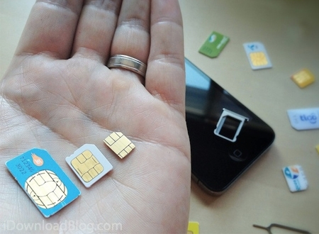 iPhone 5 dùng nano sim