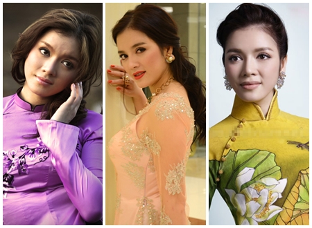 Lý Nhã Kỳ khoe vẻ đẹp duyên dáng trong tà áo dài