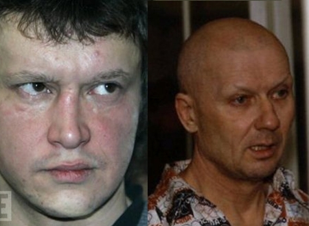 Alexander Pichushkin (trái) và Andrei Chikatilo