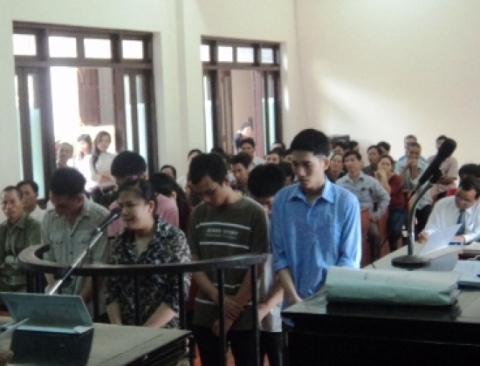 7 bị cáo giết người bị TAND tỉnh Bình Phước xử 78 năm tù vào chiều 5/9.