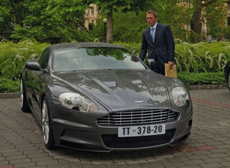 Aston Martin DBS 2007 xuất hiện cùng James Bond trong tập phim The Casino Royale (2006)