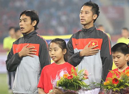 Huy Hoàng trong màu áo ĐTQG