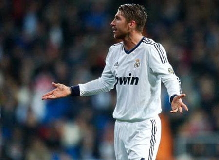 Ramos bất bình khi bị đuổi