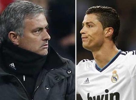 HLV Mourinho hục hặc với Ronaldo?