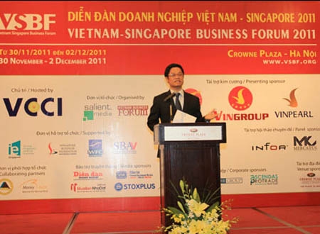 Diễn đàn Doanh nghiệp Việt Nam - Singapore năm 2011