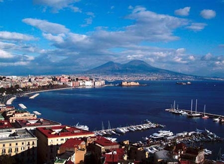 Một góc thành phố Napoli 