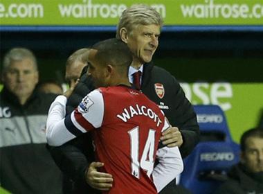 Walcott là một trong số ít cầu thủ trẻ người Anh có nhiều cơ hội ra sân