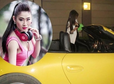 Mới đây, nữ DJ 9X gây chú ý khi xuất hiện bên chiếc 