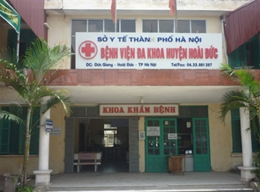 BV Đa khoa Hoài Đức. Ảnh: Thái Hà