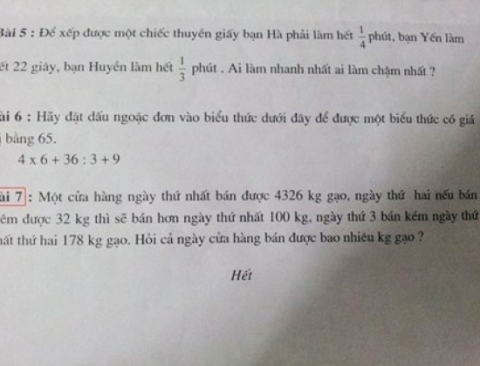 Đề toán mơ hồ gây tranh cãi