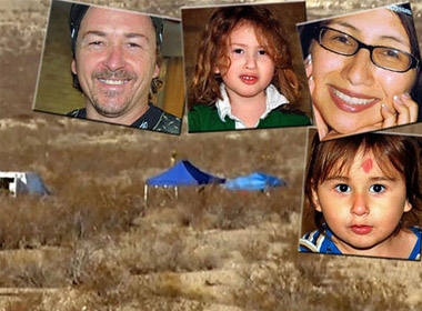Gia đình 4 người bị mất tích ở sa mạc California.
