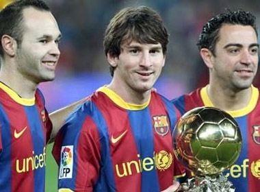 Iniesta - Messi - Xavi