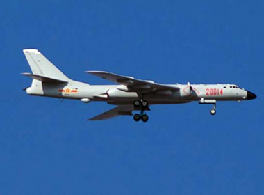 Máy bay ném bom H6 của Trung Quốc từng tới gần địa phận Nhật Bản trong tháng 9. Ảnh: China-defense-mashup