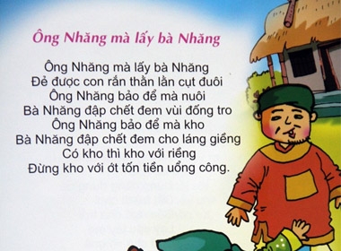 Sốc với ngôn ngữ của bài đồng dao bạo lực này.