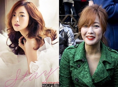 Kim Hee Sun lúc trẻ và khi về già