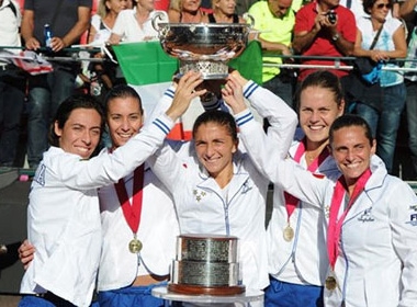 Đội tuyển Fed Cup Italia đăng quang nhờ sự gắn kết trong suốt 7 năm qua