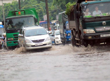 Hà Nội có thể sẽ có mưa lớn, gây úng ngập đường phố trong siêu bão 