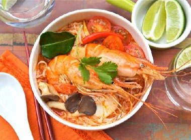 Tom Yum Koong là món ăn khai vị đặc trưng của người Thái.