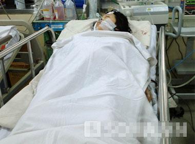 Chị Nam đang được điều trị tại bệnh viện