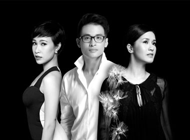 3 giọng ca chính của Ru mùa đông: Uyên Linh, Hà Anh Tuấn và Hồng Nhung