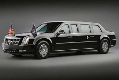 Chiếc limousine  “The Beast” của Cadillac phục vụ tổng thống Mỹ Barack Obama 