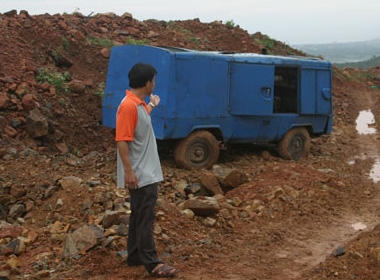 Một góc núi Tàu tan hoang do cụ Tiệp tìm kho vàng 4000 tấn