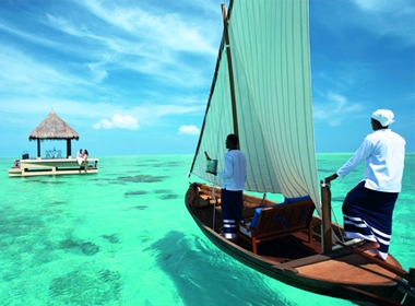 Một cảnh đẹp khó tin ở Maldives