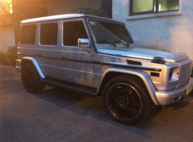 Mẫu xe địa hình Mercedes-Benz G550 AMG mới xuất hiện trong bộ sưu tập xe của Cường 