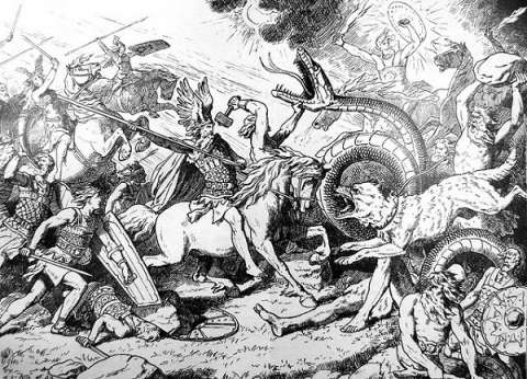Ragnarok báo hiệu trận hỗn chiến giữa các vị thần với ma quỷ.