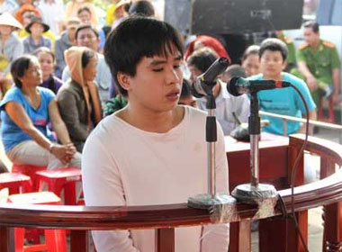 Nguyễn Văn Tâm tại phiên toà xử sơ thẩm