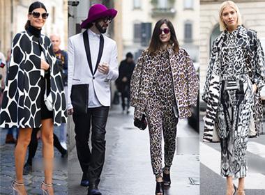 Họa tiết da thú thống trị đường phố.