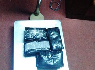 3,6 kg cocaine được phát hiện và thu giữ.