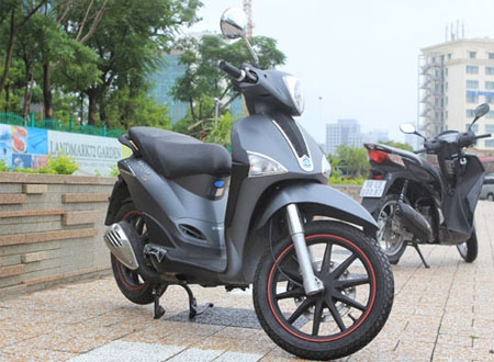 Mẫu xe Piaggio Liberty S khá được ưa chuộng năm qua